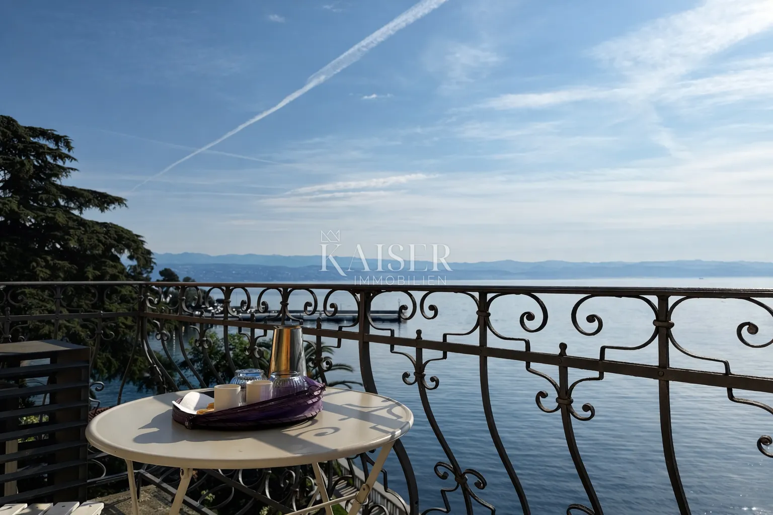 opatija, lovran – stan u prvom redu do mora, balkon s panoramskim pogledom, direktan pristup moru - slika 4