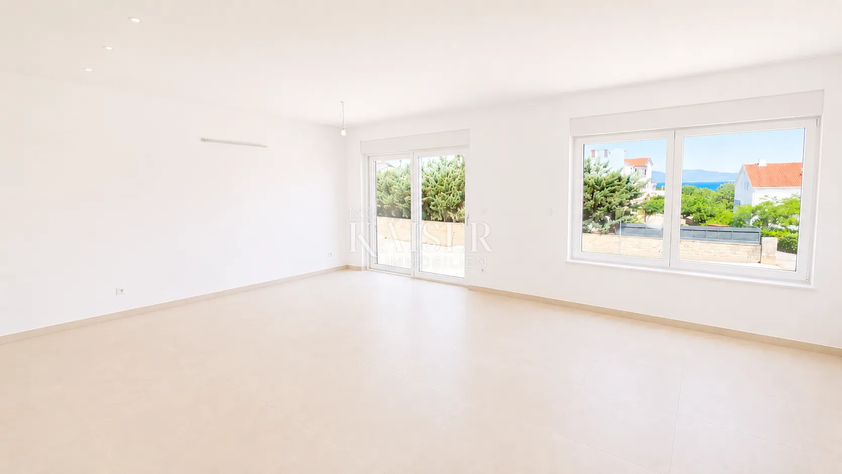 otok krk, malinska - duplex kuća sa garažom i pogledom na more - slika 2