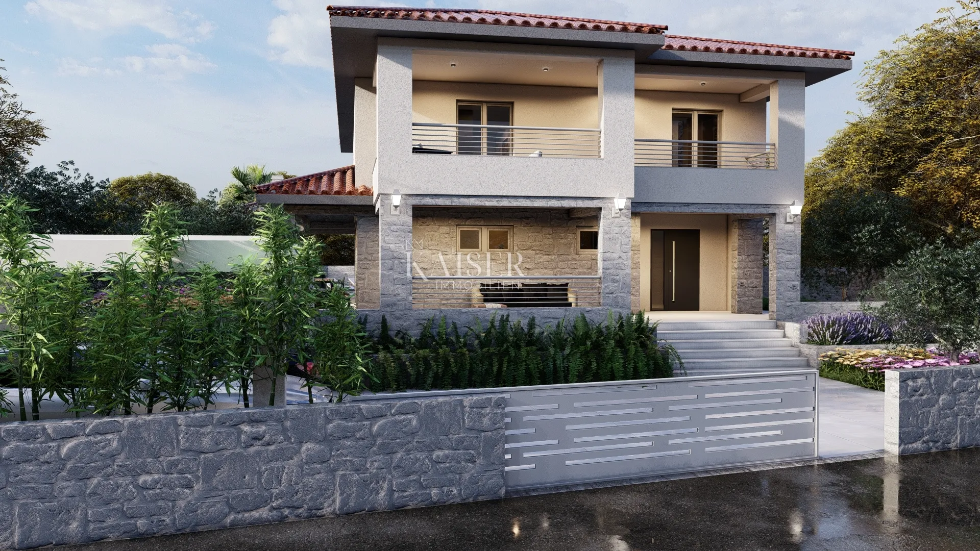 otok krk, dobrinj okolica - ekskluzivna villa sa bazenom, 210m2 - slika 14