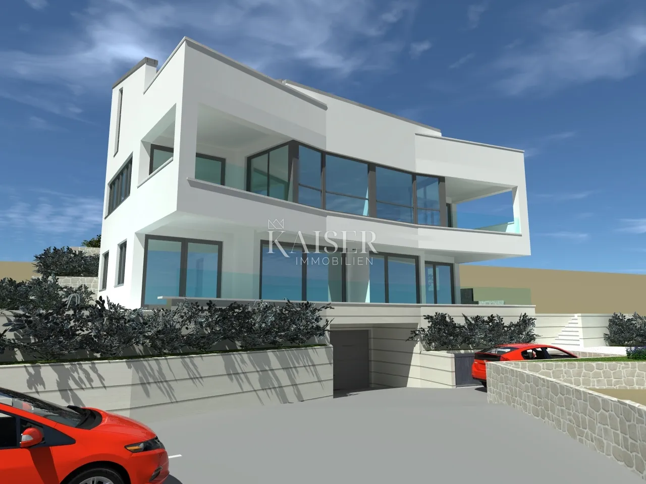Otok Krk, Punat - zemljište 914 m2 sa projektom