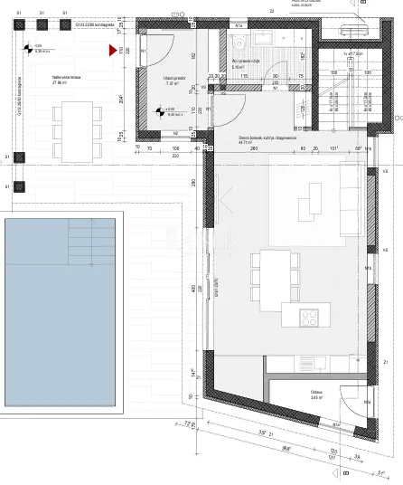 istra, pomer- kuća 170m2 u rohbau fazi, 100m od mora - slika 11