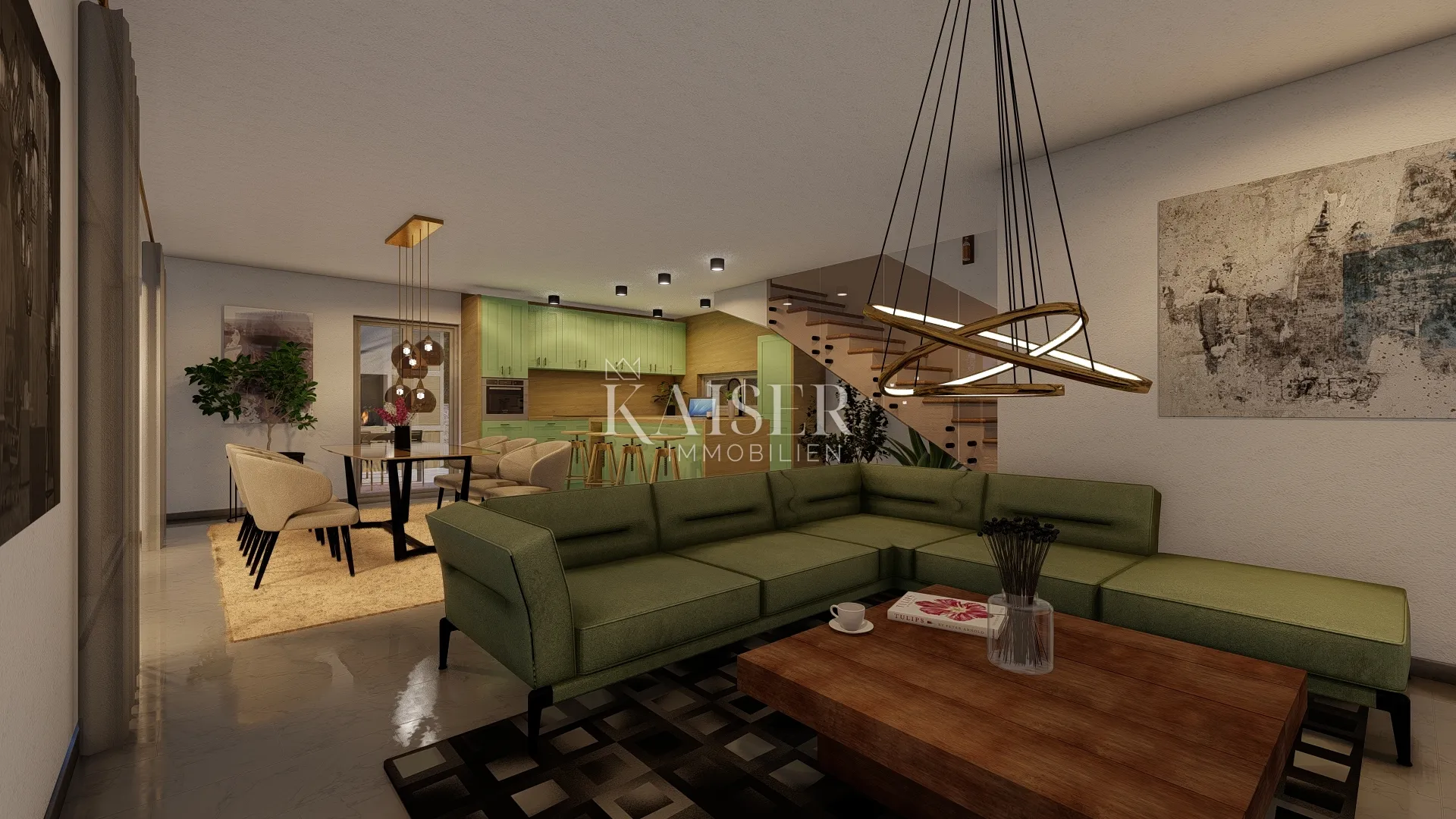 otok krk, malinska - dvojna kuća sa bazenom, 140m2 - slika 17