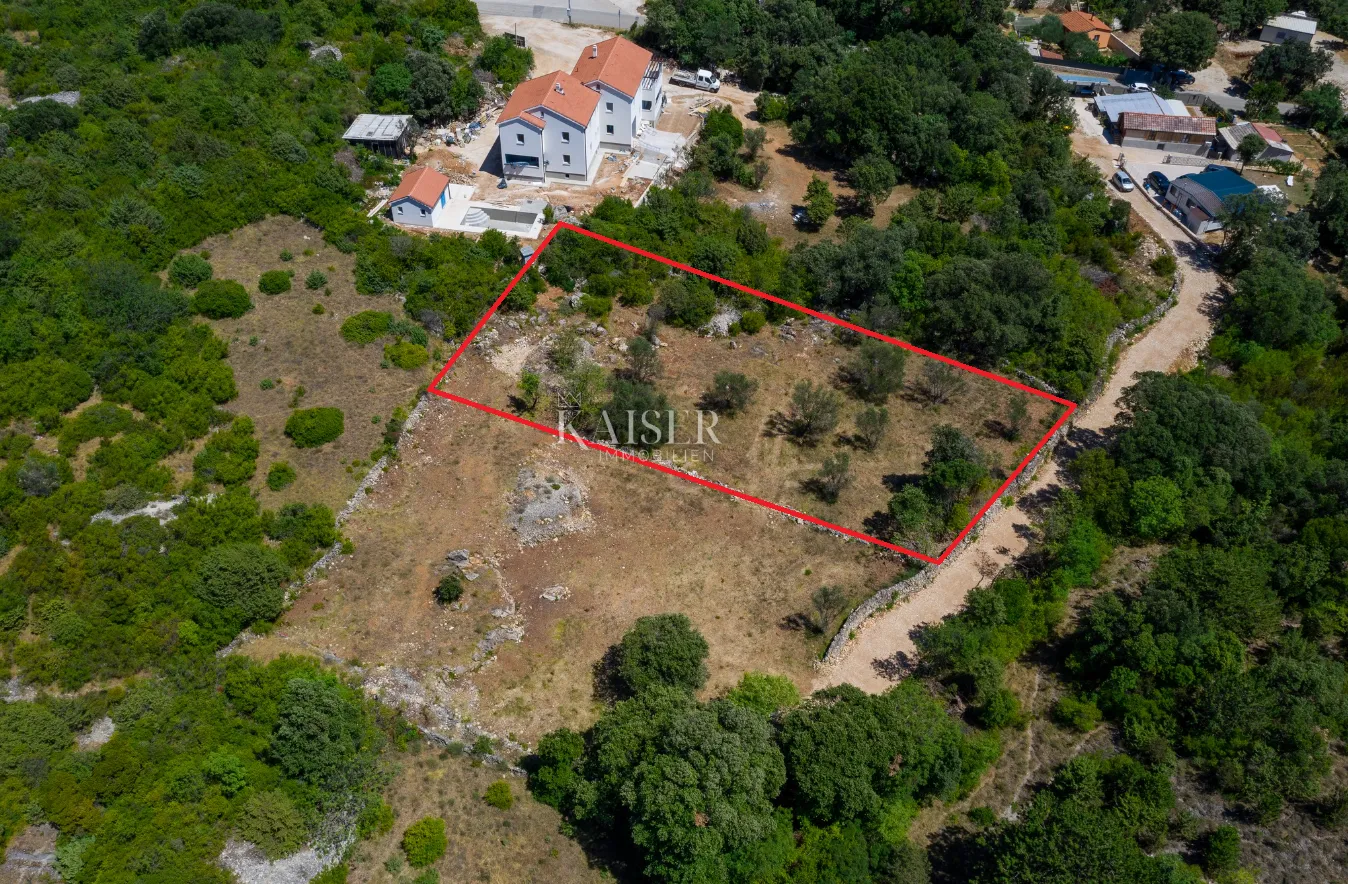 Nerezine, otok Lošinj - atraktivno građevinsko zemljište 567 m2 - Nerezine, Mali Lošinj