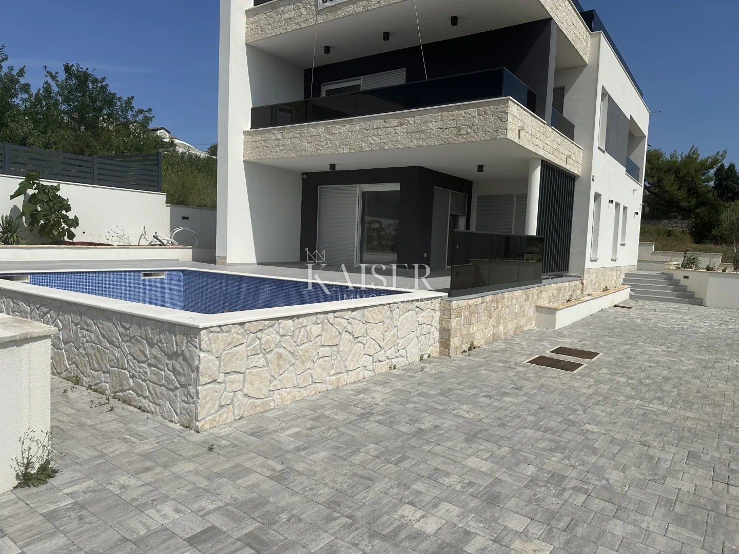 zadar, rtina - luksuzna vila s bazenom, 250 m od plaže - slika 11