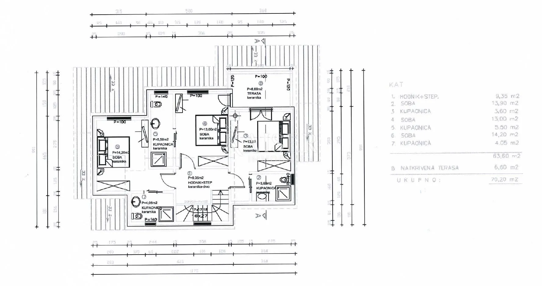 istra, rabac - kuća s pogledom na more i bazenom, 220 m2 - slika 15