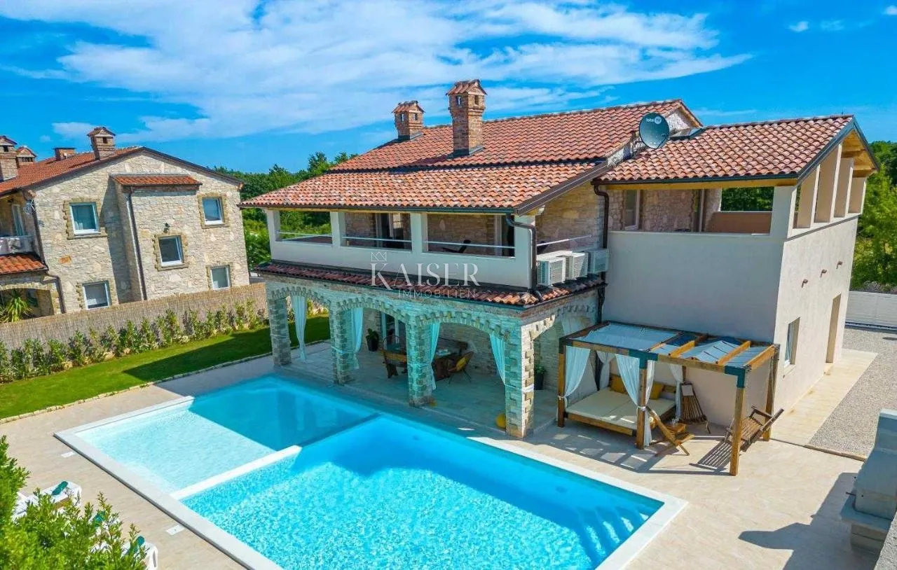 svetvinčenat - rustikalna vila s bazenom, 160 m2 - slika 2
