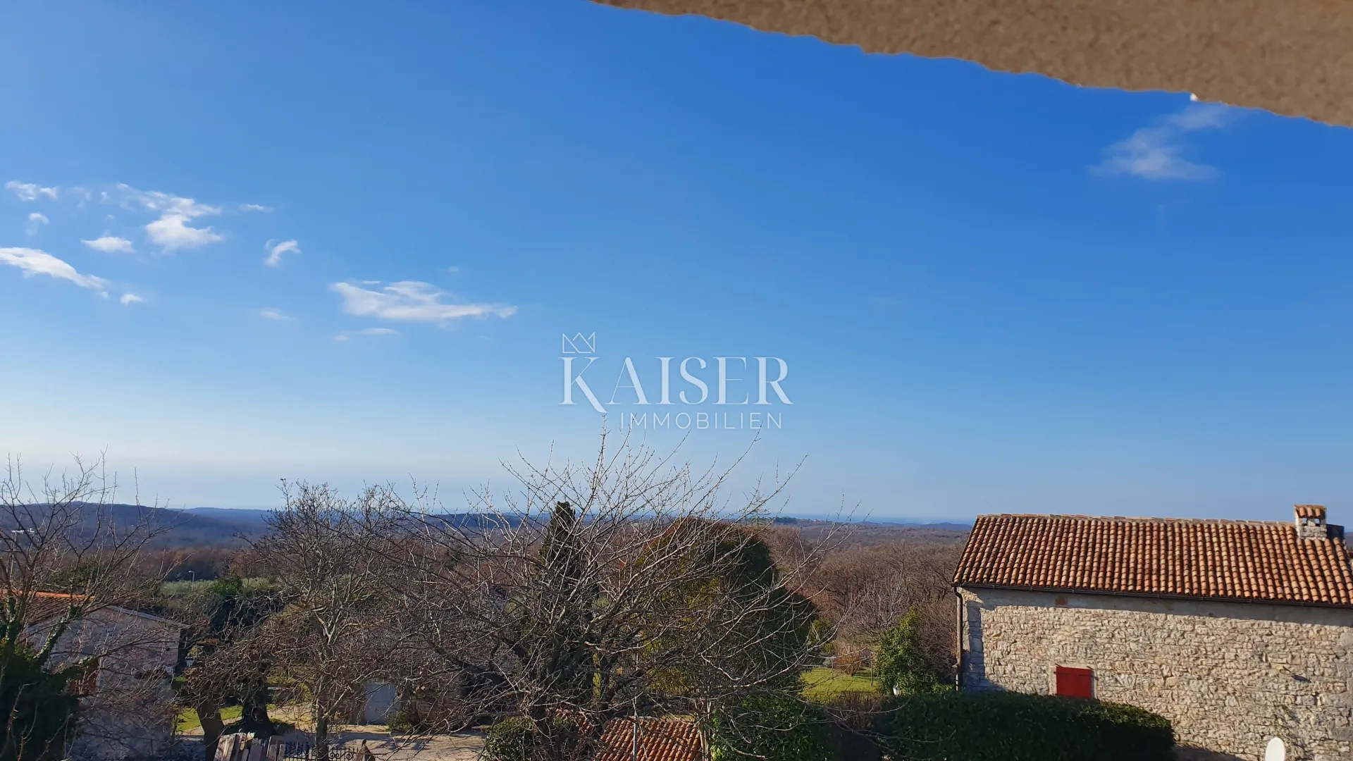 istra - lovreč, kamena roh bau vila pogled more - slika 13