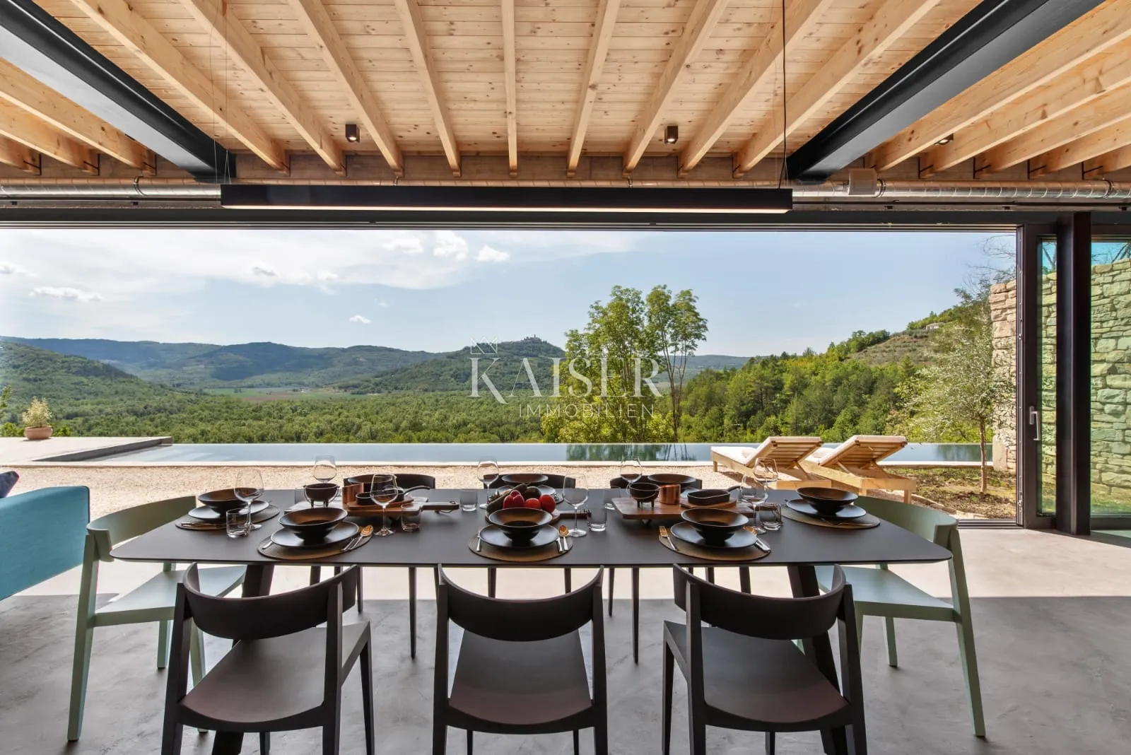 istra, motovun - moderna vila s pogledom na motovun - slika 5