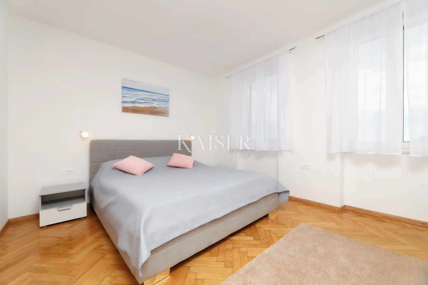 mošćenička draga, centar, stan i red do mora, dvije etaže, balkon - slika 21