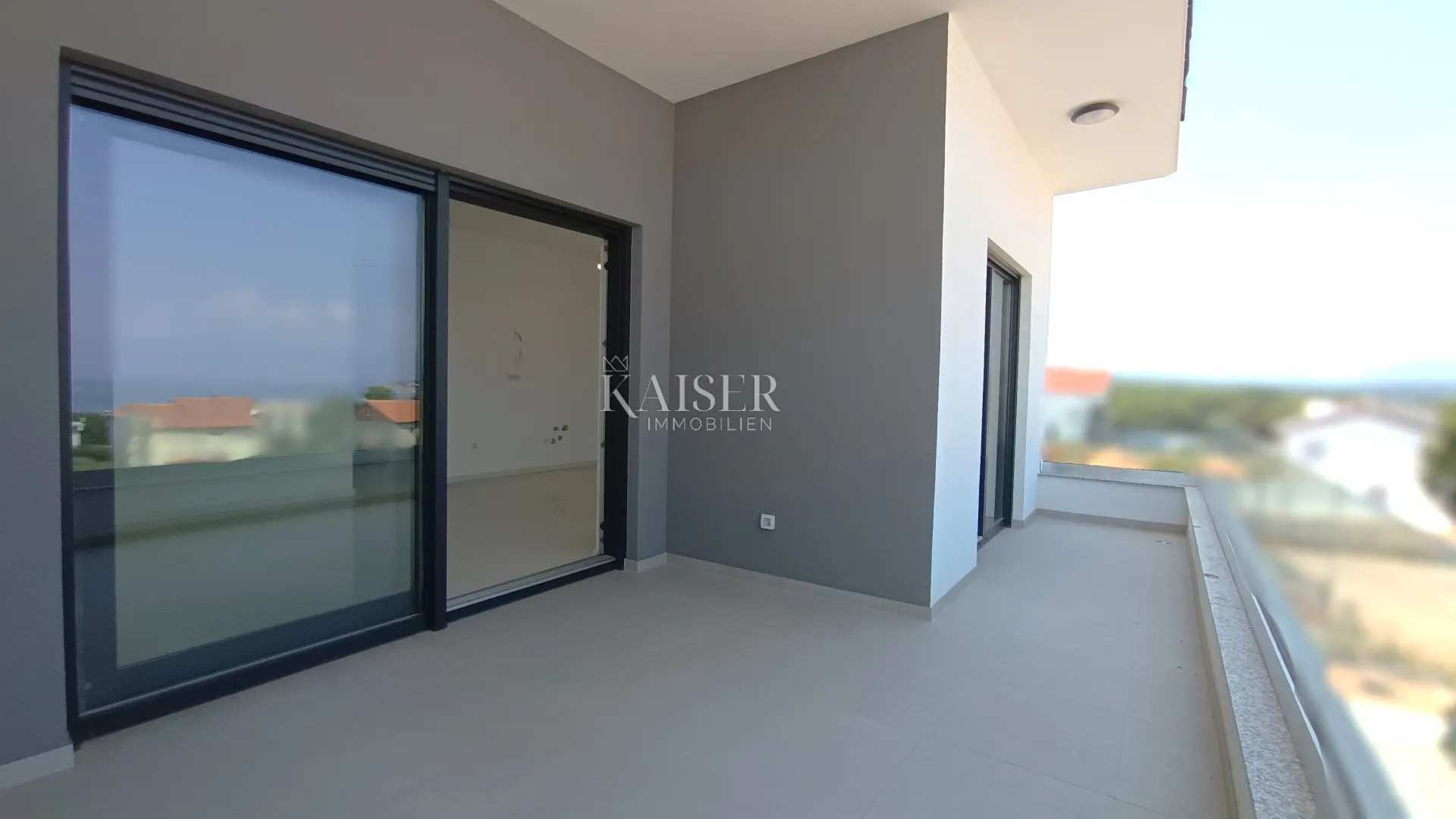 Malinska, Otok Krk- stan 107m2 s pogledom na more - Malinska, Malinska-Dubašnica