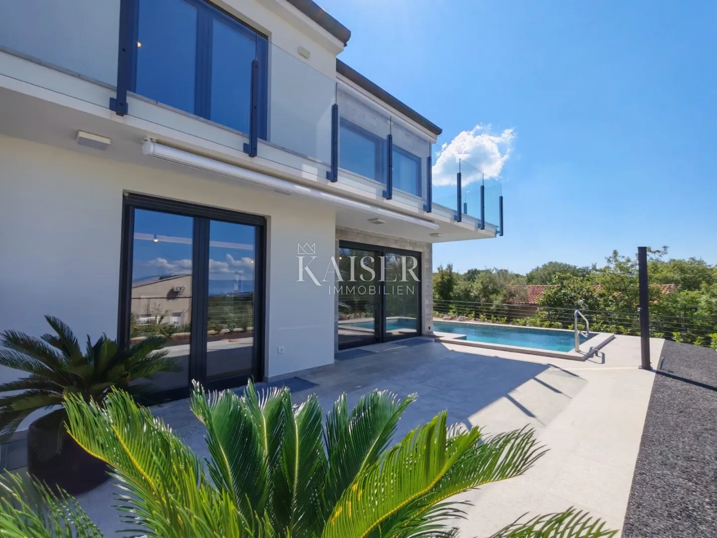 otok krk, malinska- luksuzna vila 208m2 s bazenom i pogledom na more - slika 51