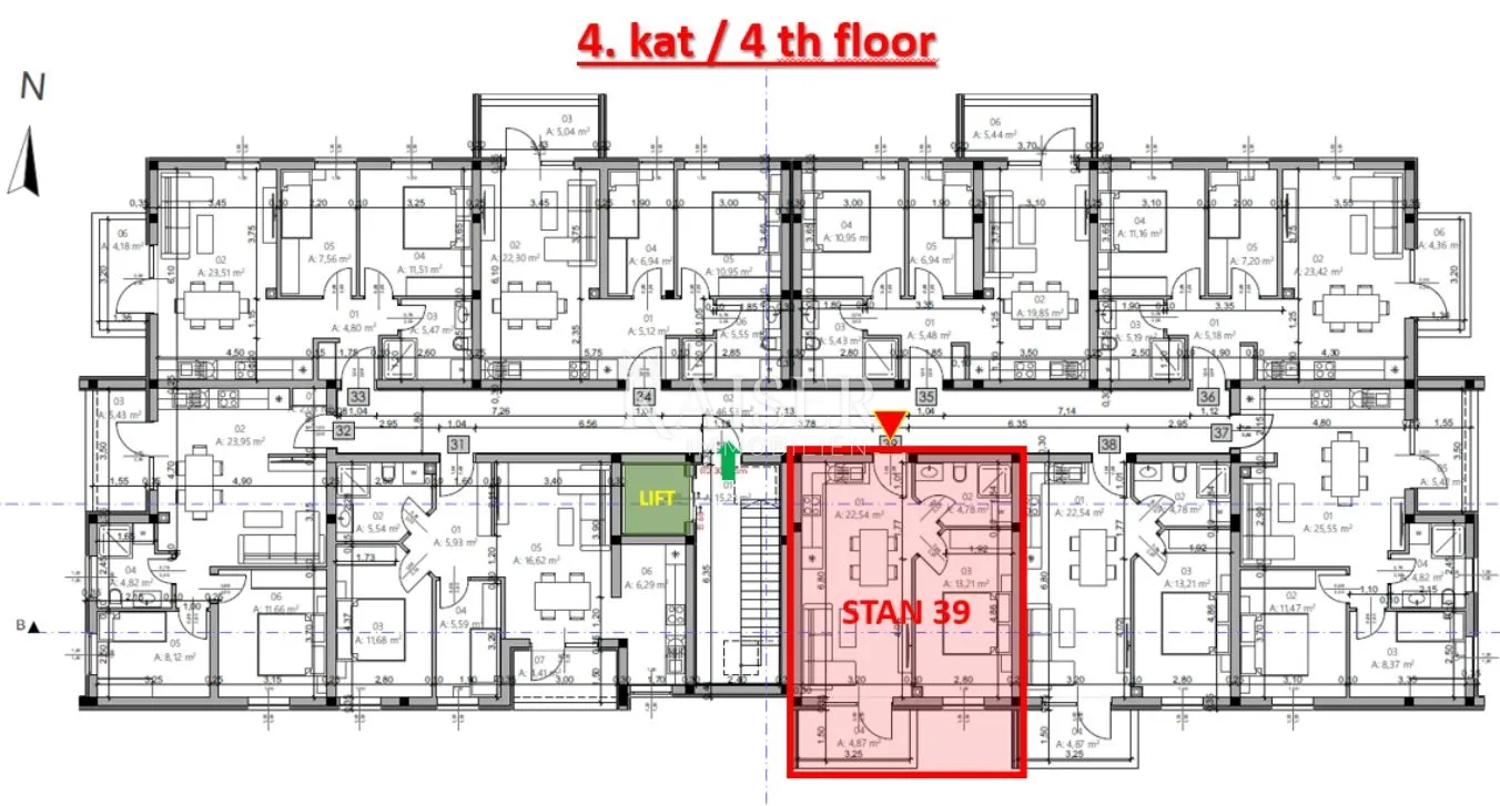 istra, pula- modern jednosoban stan 42m² s balkonom - slika 18