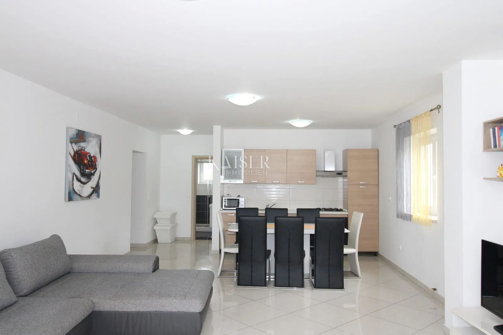 vrbnik, otok krk- apartman 93m2 s pogledom na more - slika 3