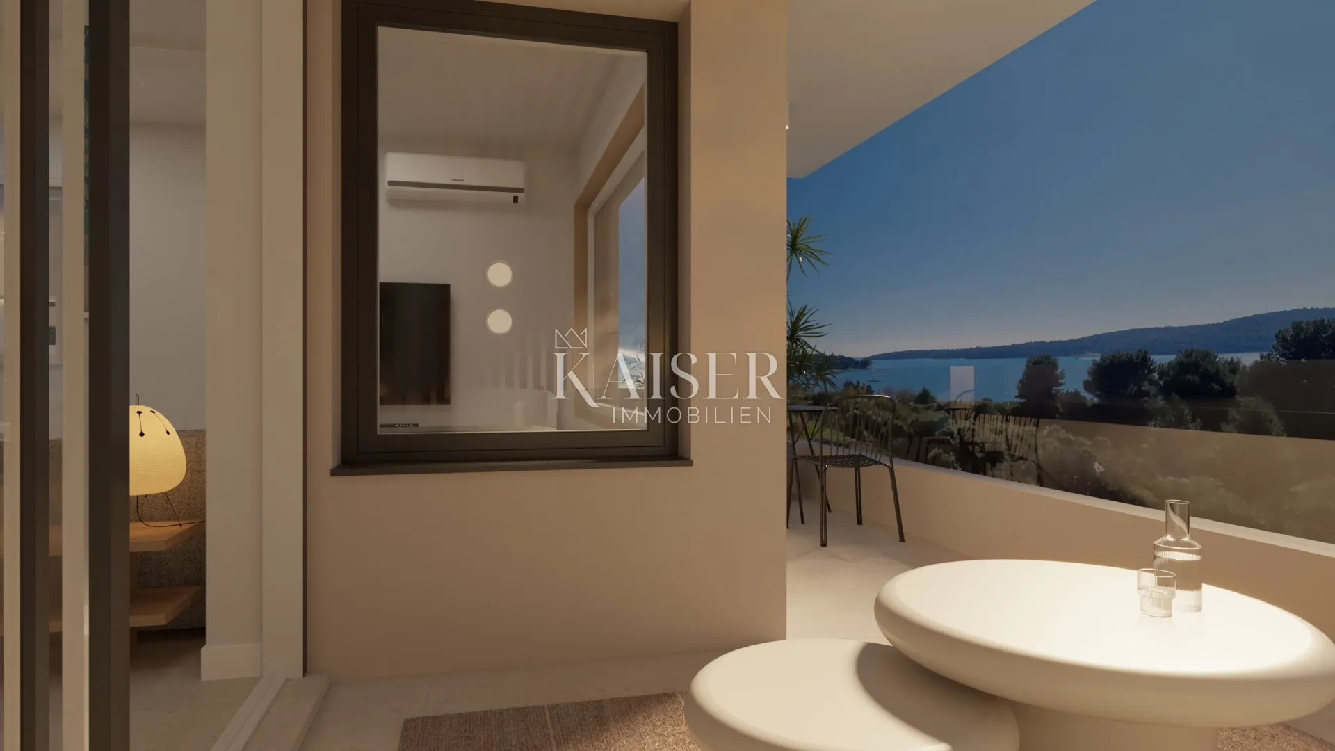 Istra, Medulin- luksuzan stan 82m2 s panoramskim pogledom na more