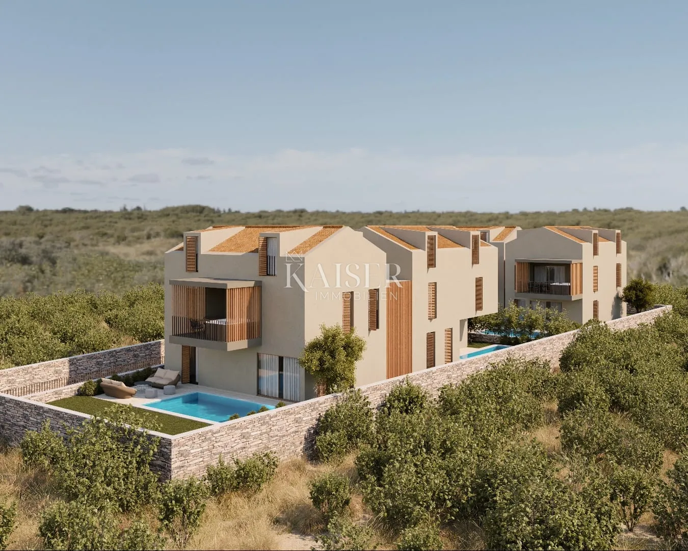 istra - višnjan, građevinsko zemljište sa projektom za stanove pogled more - slika 21