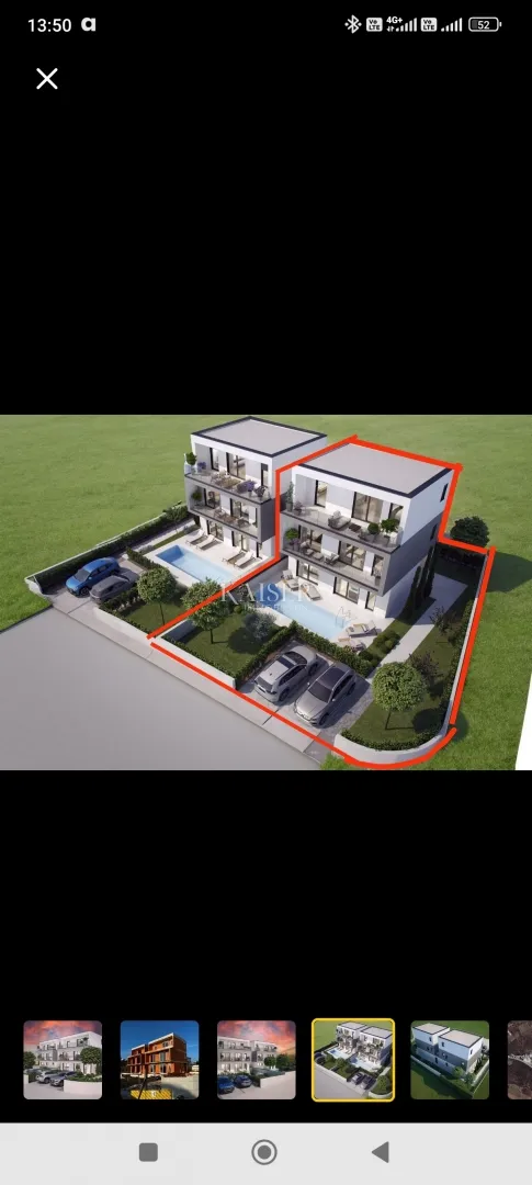 istra, poreč - kuća s bazenom u roh bau fazi - slika 4