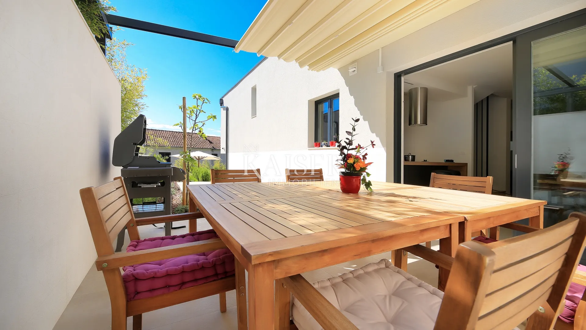 otok krk, malinska- moderna vila 200m2 s bazenom i pogledom na more - slika 28
