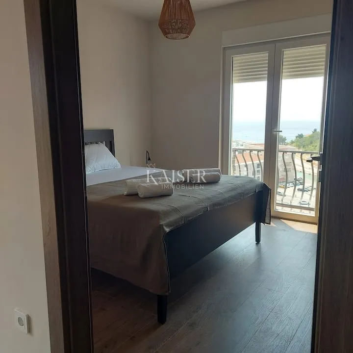 novi vinodolski - najam, stan 2s+db sa velikom terasom i garažom - slika 5