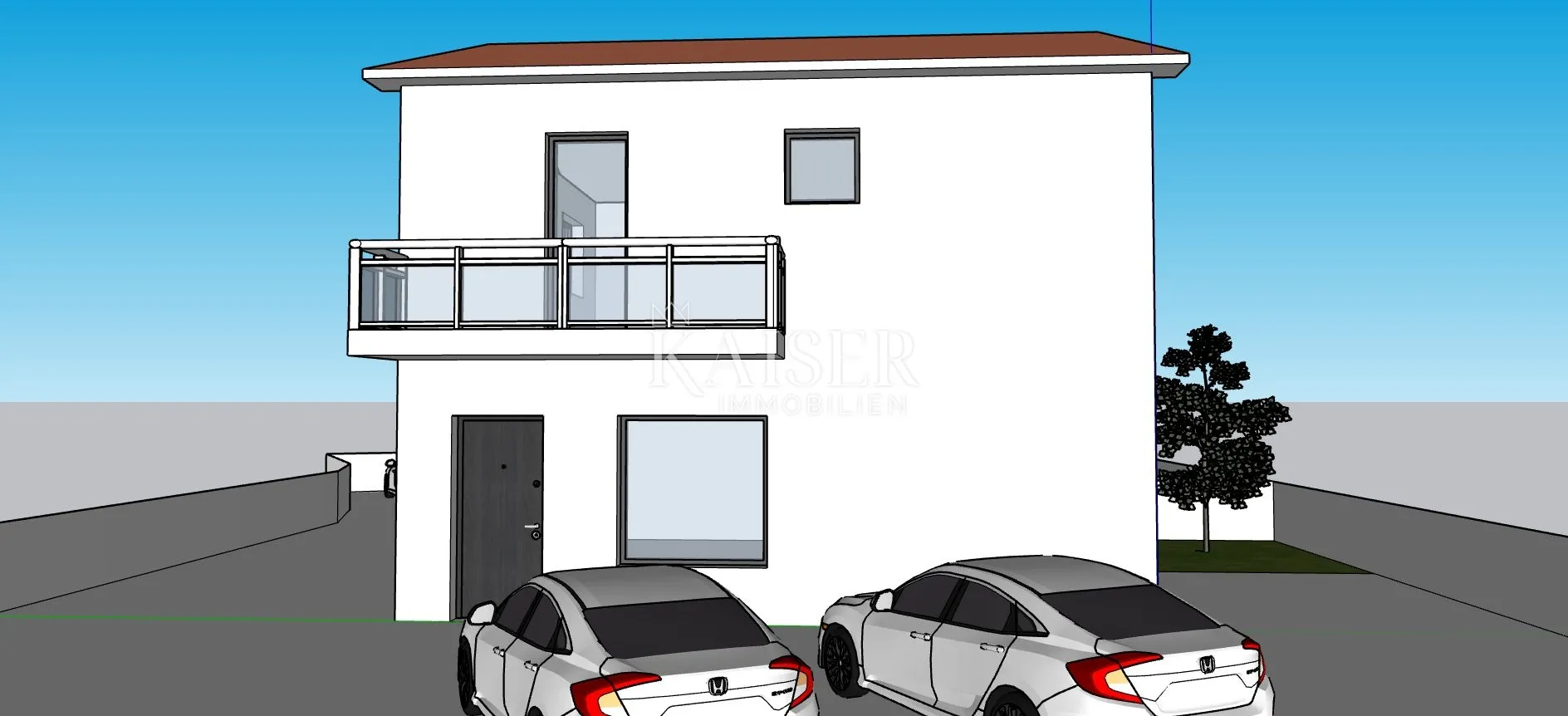 istra, buje okolica - dvojna kuća 109m2, 3 spavaće sobe, u izgradnji - slika 4