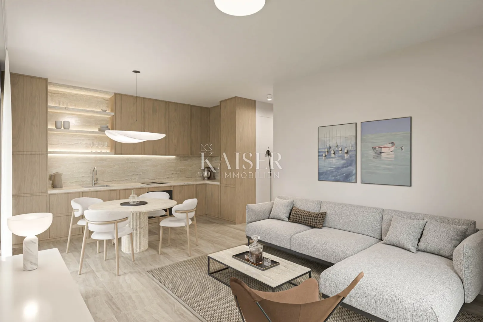 istra, novigrad, okolica - stan 54m2; krovna terasa 55m2; 300m od mora - slika 5