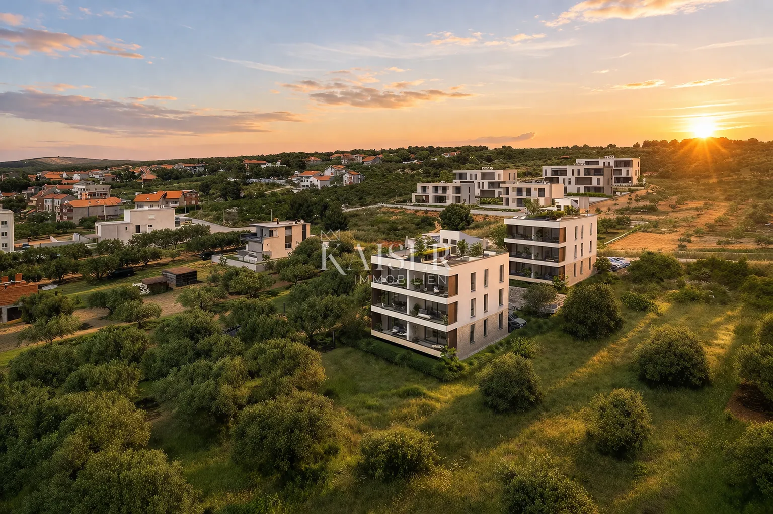 zadar, sveti filip i jakov – zgrada 2, stan s2 s 2 spavaće sobe, privatnim vrtom i pogledom na more (145,79 m²) - slika 4