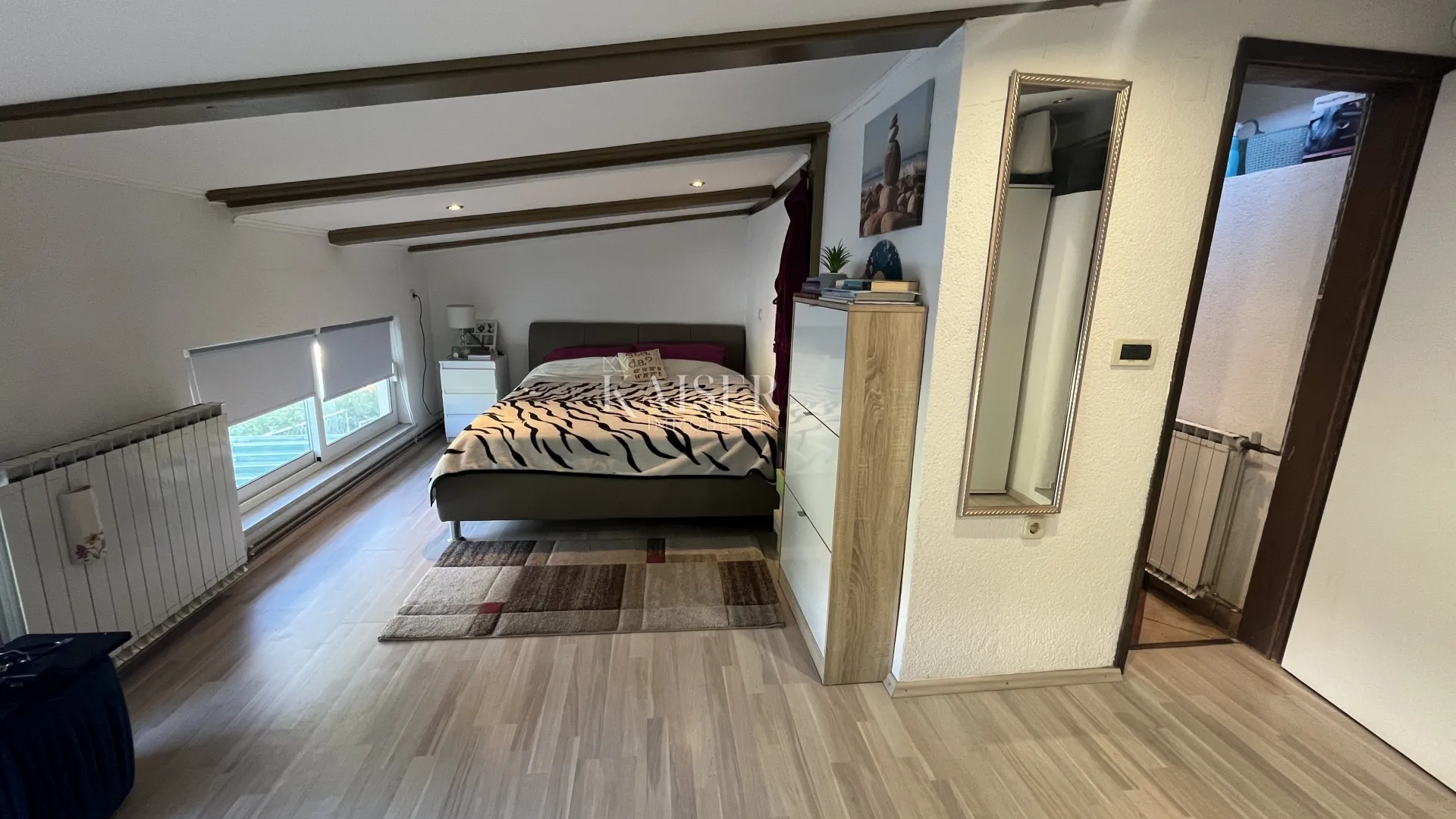 rijeka, trsat - stan u mirnoj ulici sa terasom 42 m2 - slika 8