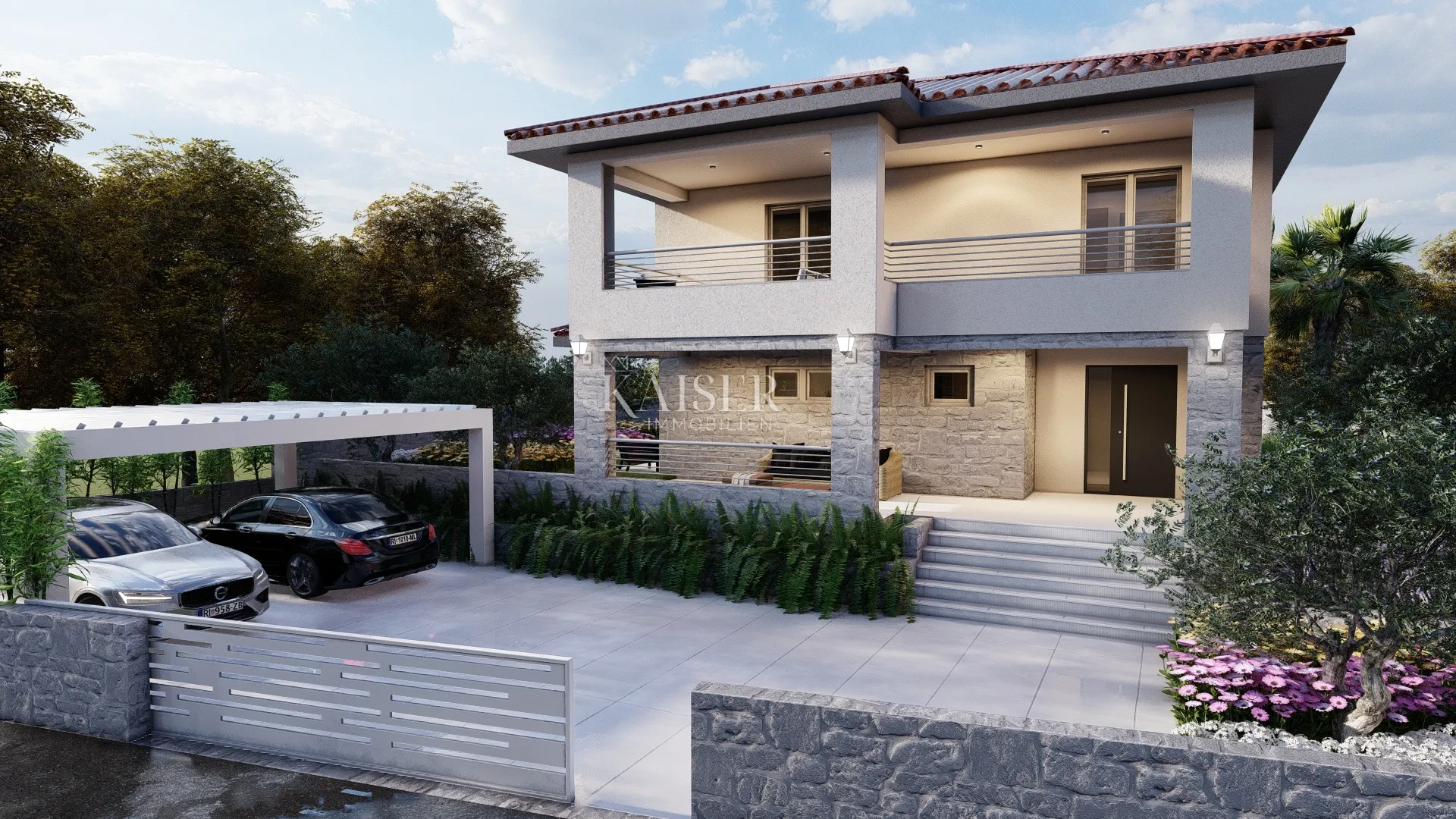 otok krk, dobrinj okolica - ekskluzivna villa sa bazenom, 210m2 - slika 12