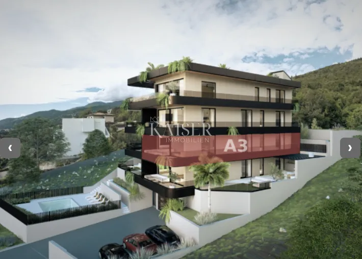 opatija - ičići, ekskluzivan trosoban stan s panoramskim pogledom na more - slika 3
