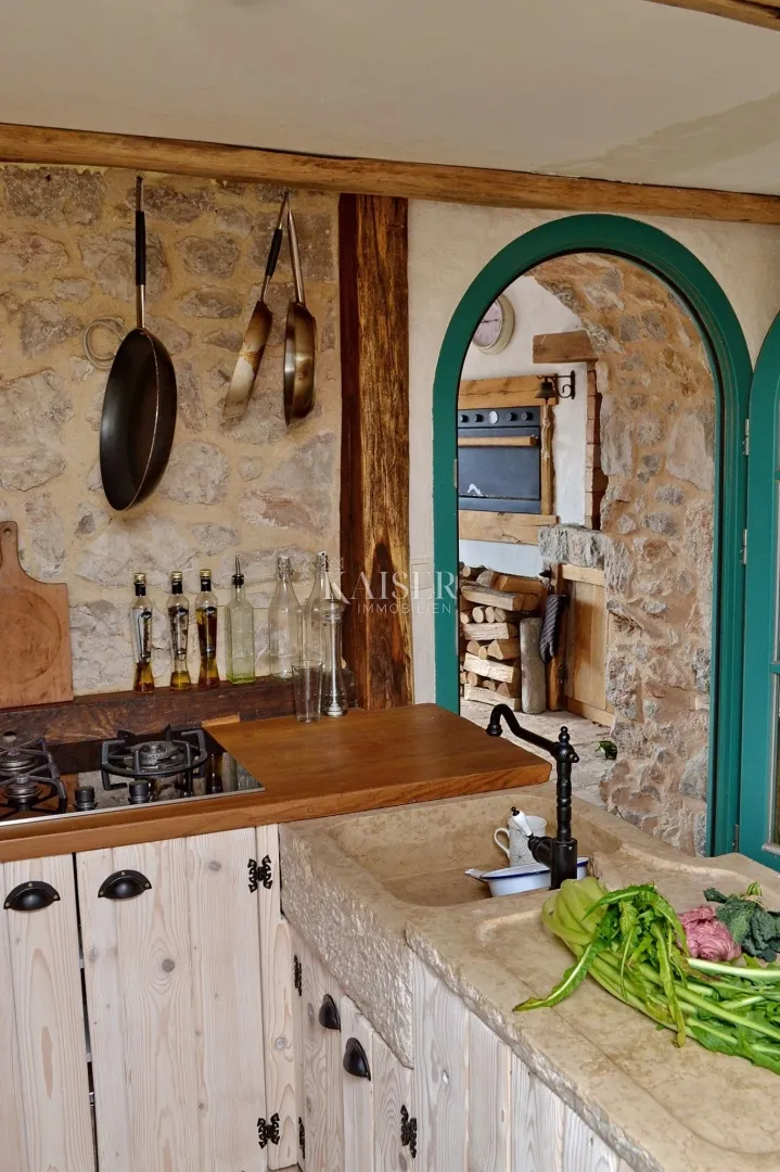 otok krk, malinska- kamena kuća 120m2 s bazenom - slika 6