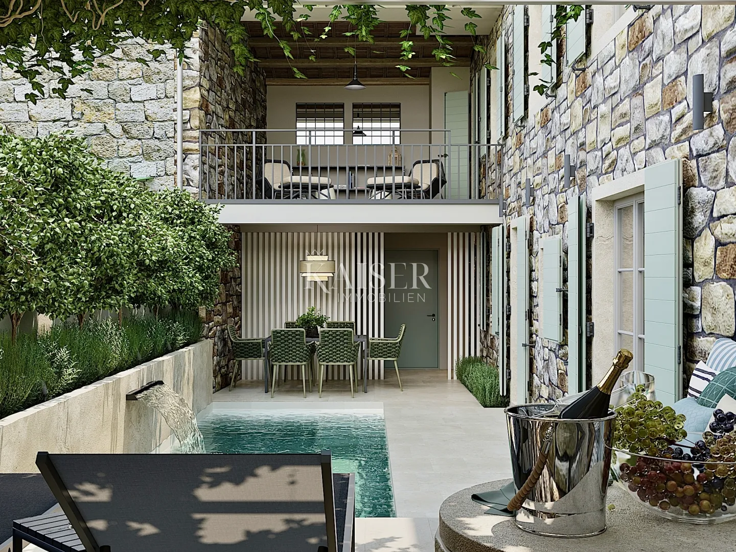 Istra, Poreč okolica- Autentična istarska vila 183m2 s bazenom i saunom