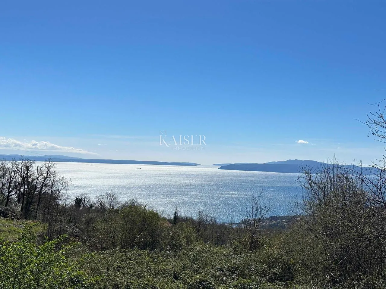 Opatija,Veprinac - Građevinsko zemljište sa pogledom na more - Veprinac, Opatija