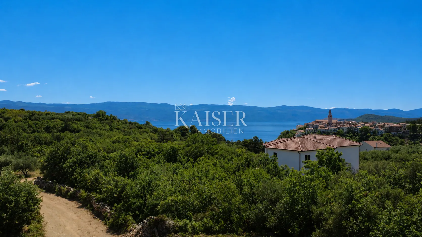 otok krk, vrbnik-moderan stan 107m2 s pogledom na more - slika 15