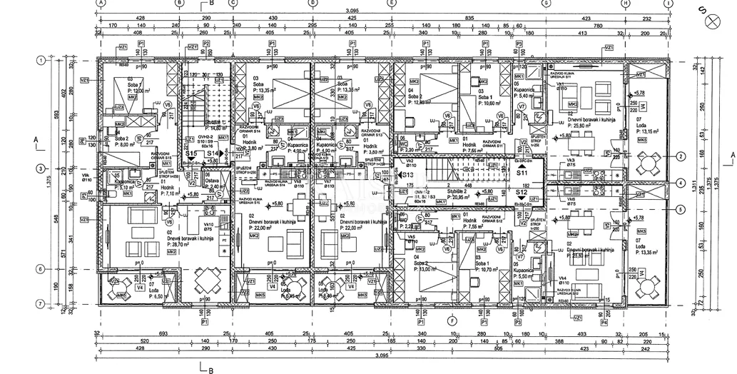 dražice, novogradnja - stan 50,45 m2, 1s+db - slika 4