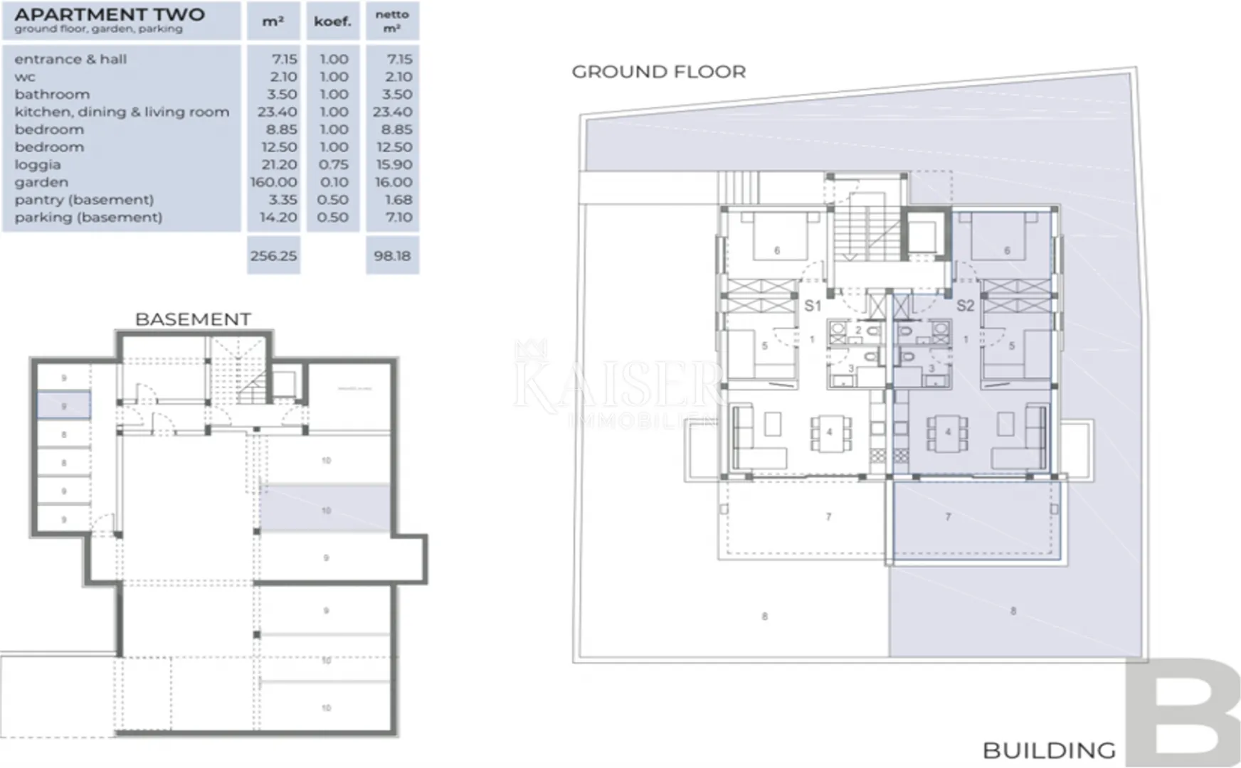 zadar, diklo - luksuzan namješten stan s2 s privatnim vrtom od 160 m²- 70 m od mora - slika 5