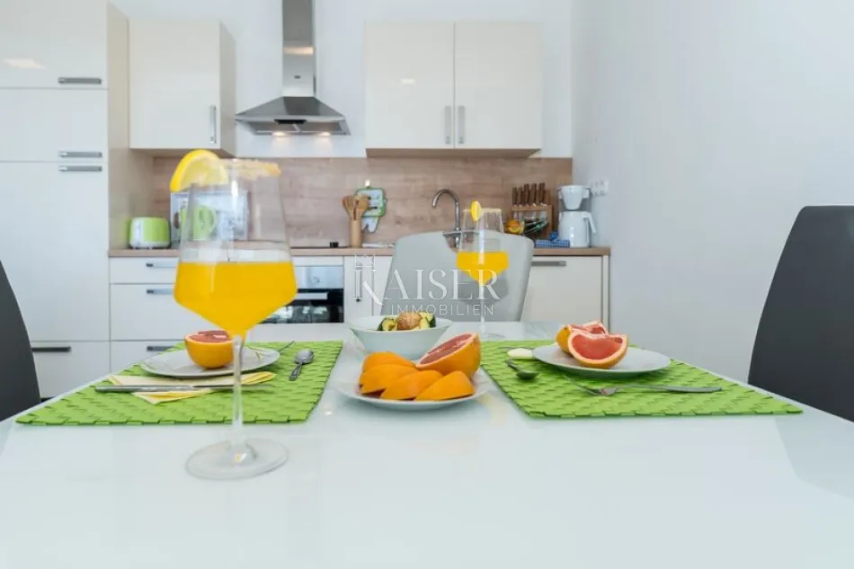 sukošan, zadar - moderan dvosoban apartman s lođom i pogledom na more - slika 78