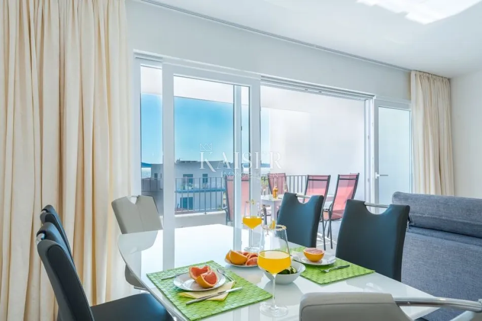 sukošan, zadar - moderan dvosoban apartman s lođom i pogledom na more - slika 32