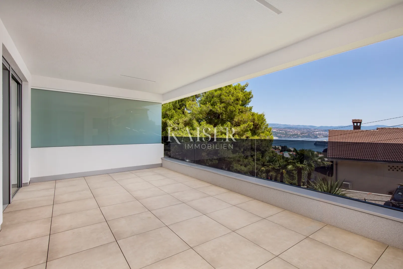 opatija, novogradnja s liftom, apartman u prizemlju s pogledom na more - slika 6