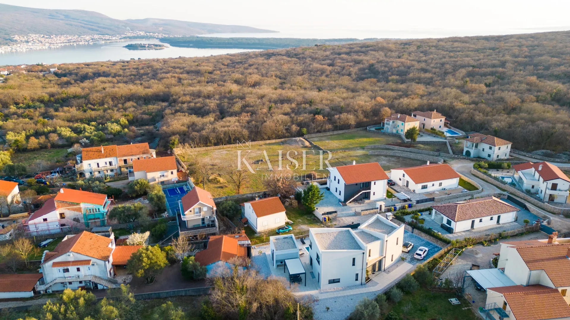 otok krk, - kornić: ekskluzivna vila sa grijanim bazenom - slika 8