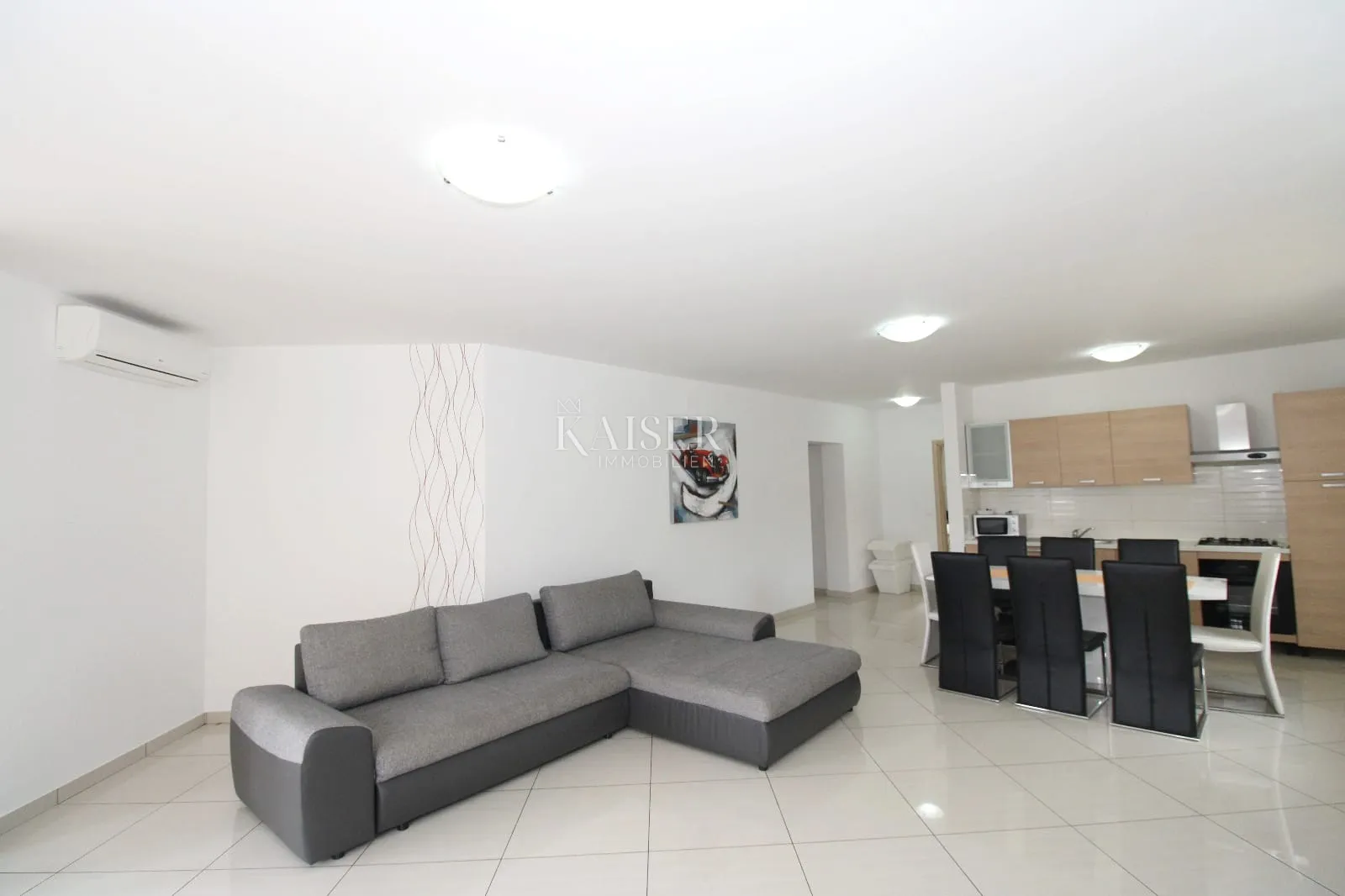 vrbnik, otok krk- apartman 93m2 s pogledom na more - slika 6