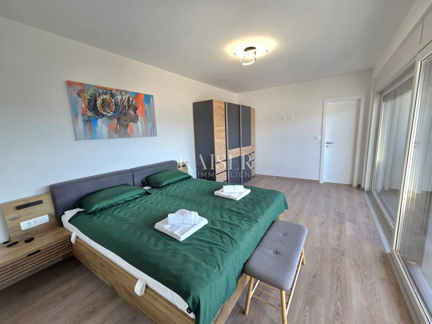 otok krk, brzac - duplex 157m2, pogled more - slika 13