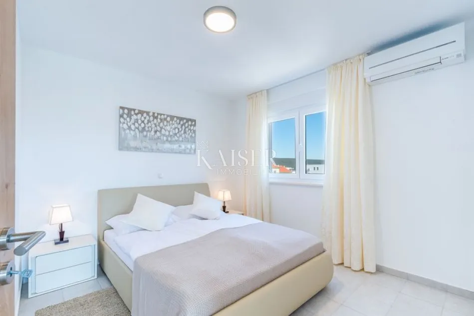 sukošan, zadar - moderan dvosoban apartman s lođom i pogledom na more - slika 19