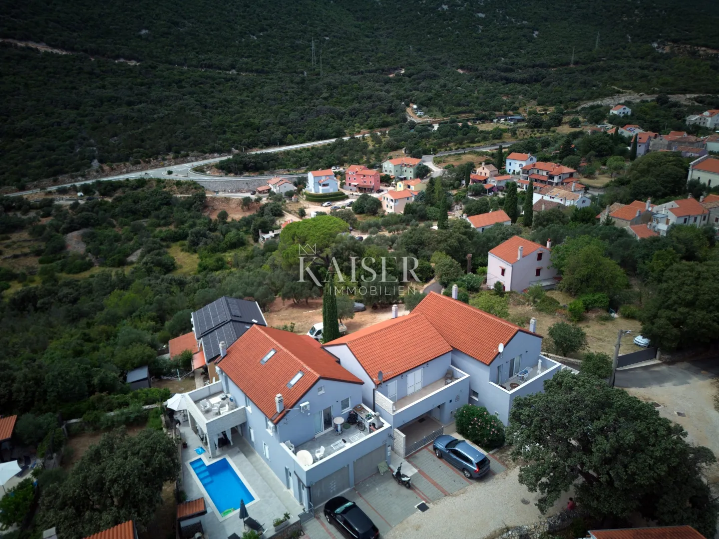 kuća s bazenom i pogledom na more – sveti jakov, mali lošinj - slika 8
