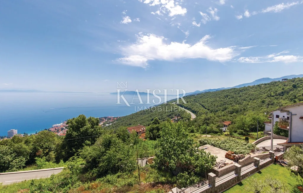 Opatija, Bregi – Građevinsko zemljište s pogledom na planine i more - Bregi, Matulji