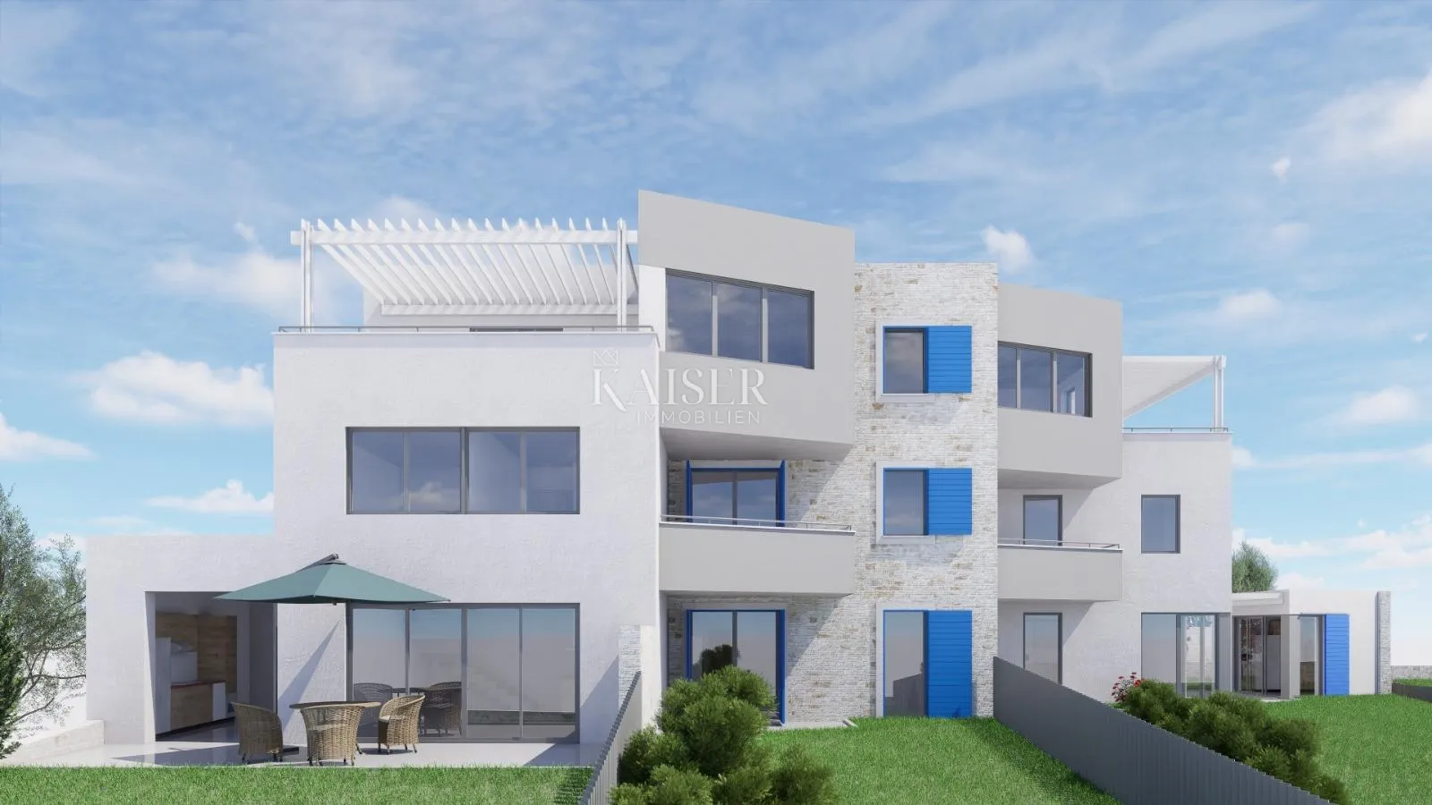 novi vinodolski – dvoetažni stan u novogradnji 250 m od plaže (s3) - slika 3