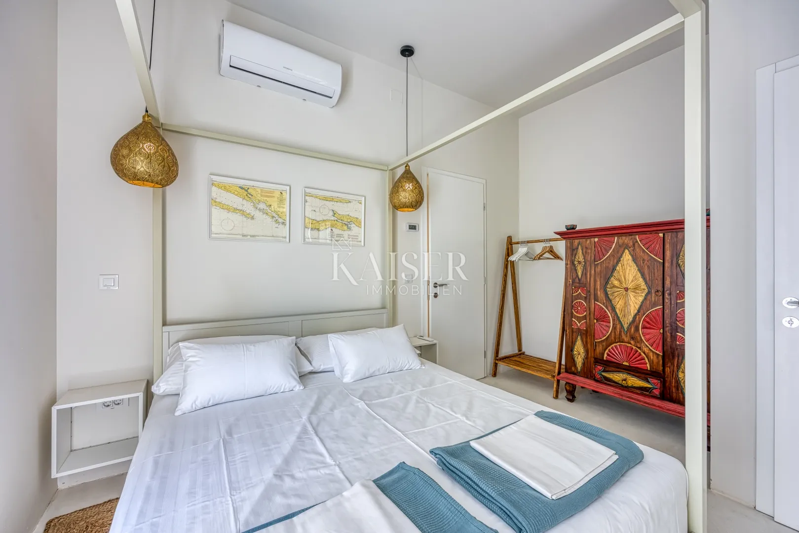 otok krk, okolica krka - predivna vila s pogledom na more, 110 m2 - slika 31
