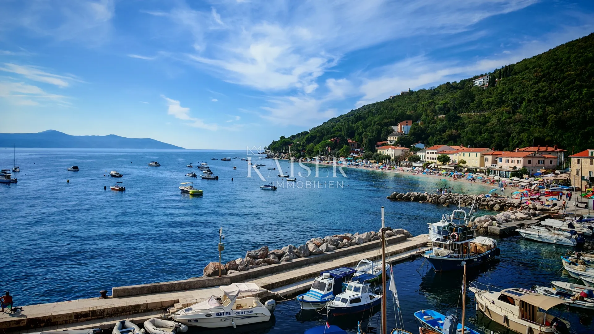 mošćenička draga, centar, stan i red do mora, dvije etaže, balkon - slika 2