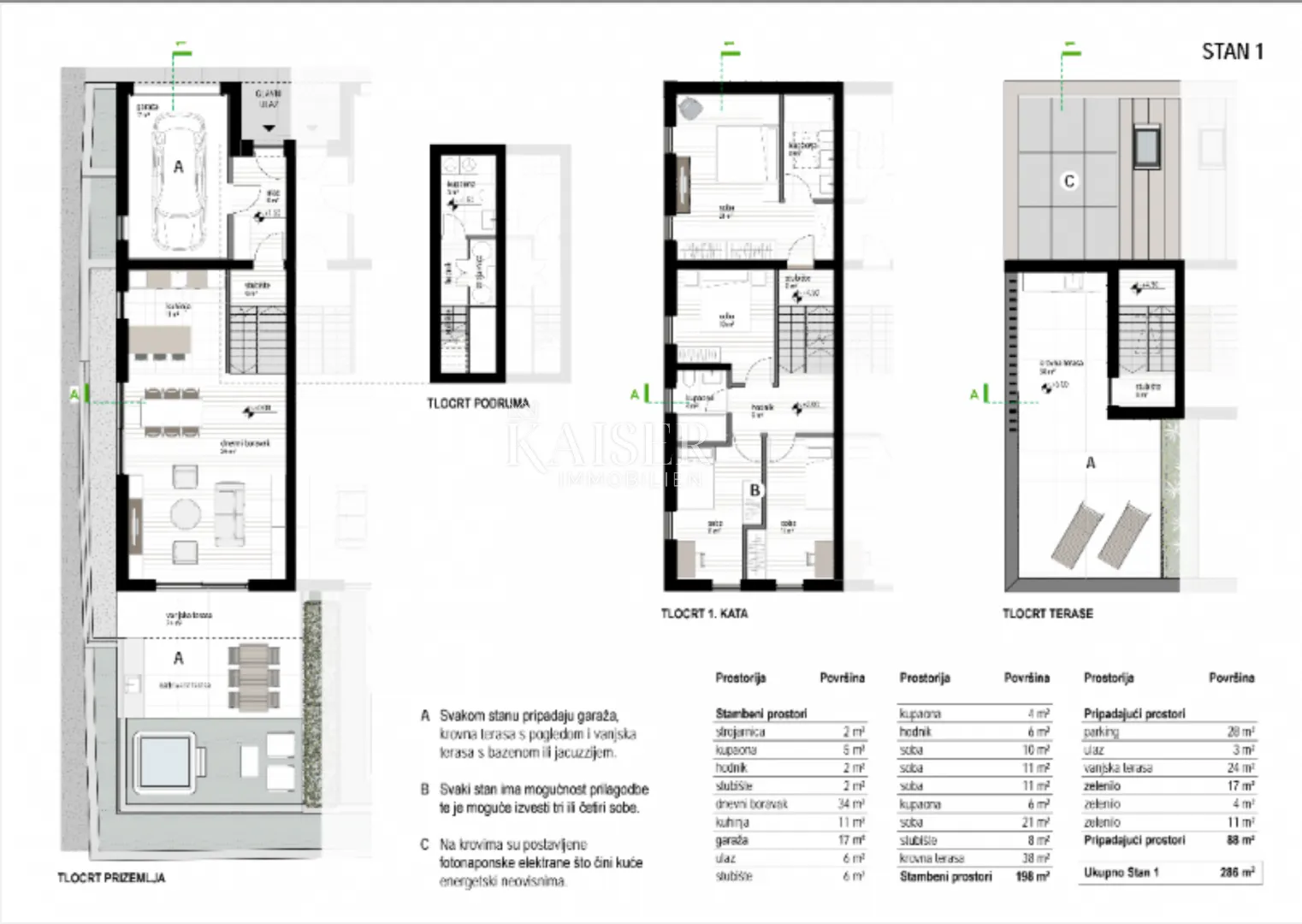 rijeka, kostrena -luksuzan stan 198m2 - slika 3