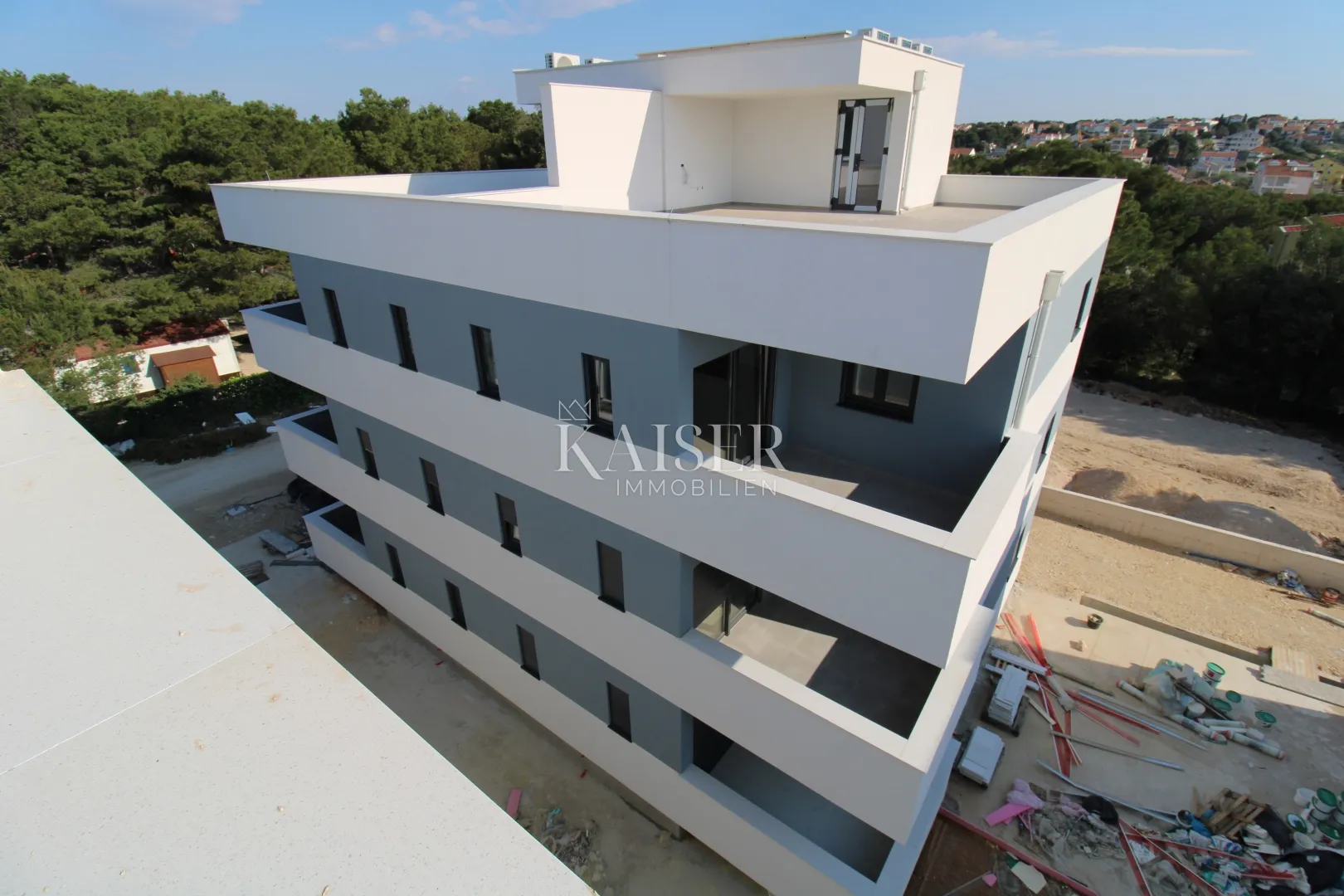 zadar, pakoštane: stan s terasom u borovoj šumi ,100m od mora - slika 6