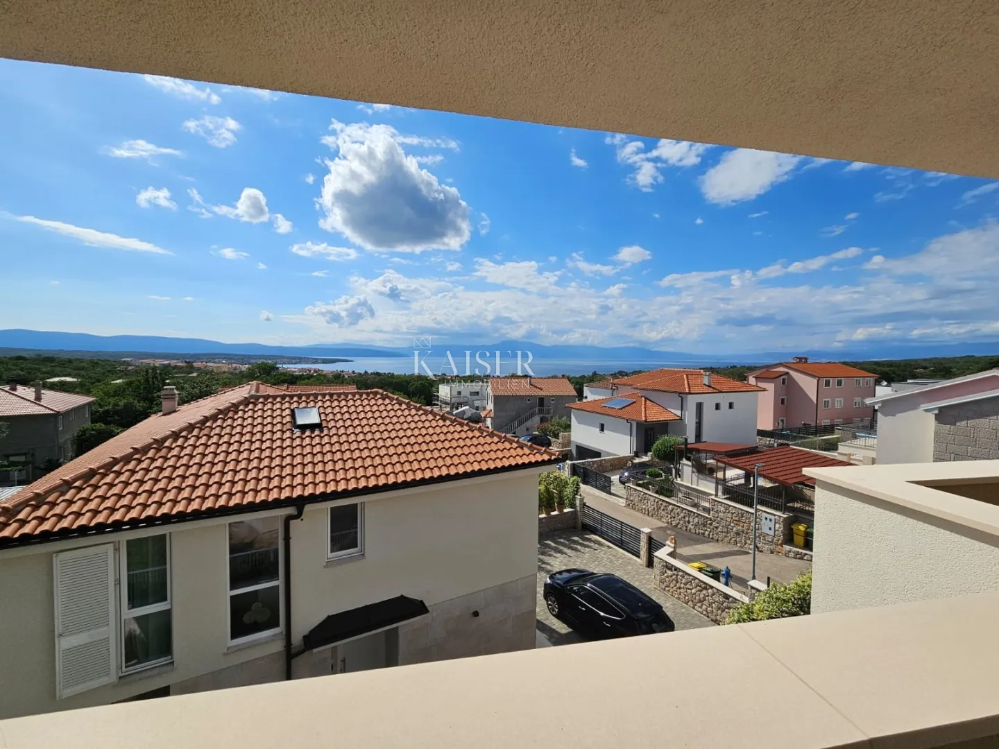 otok krk, malinska - apartman 100m2, pogled more - slika 8