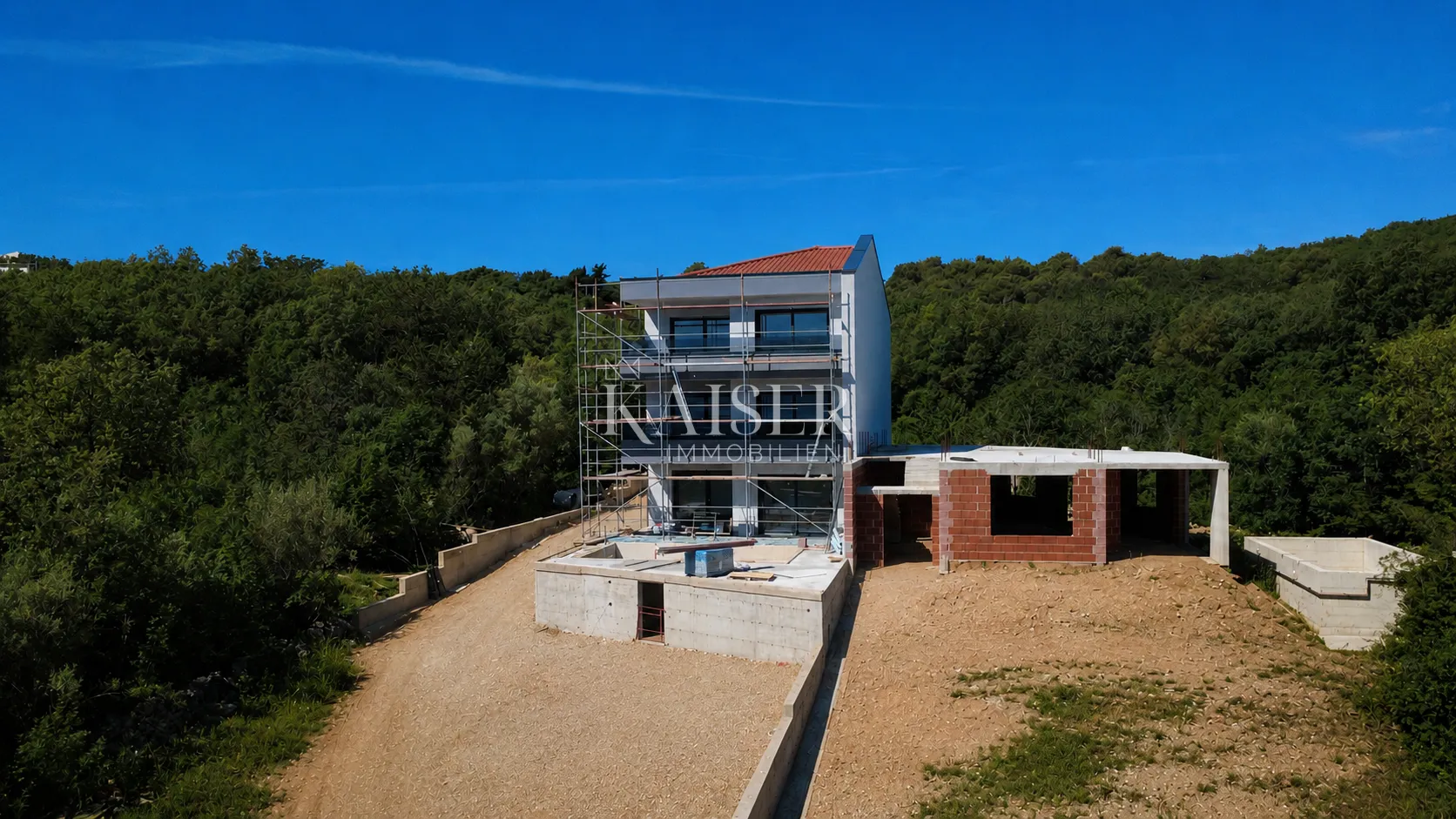 otok krk, vrbnik-moderan stan 107m2 s pogledom na more - slika 16